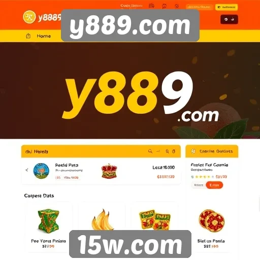 Interface do usuário em y889.com é intuitiva